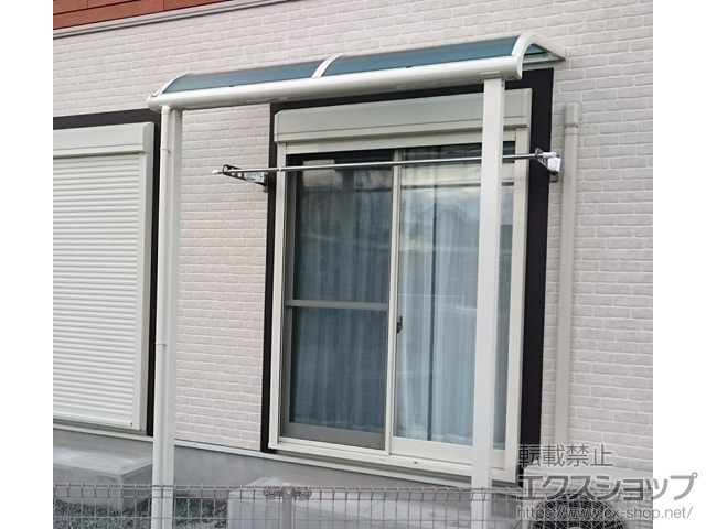 福岡県大牟田市ののテラス屋根 ヴェクターテラス R型 テラスタイプ 単体 積雪〜20cm対応 施工例