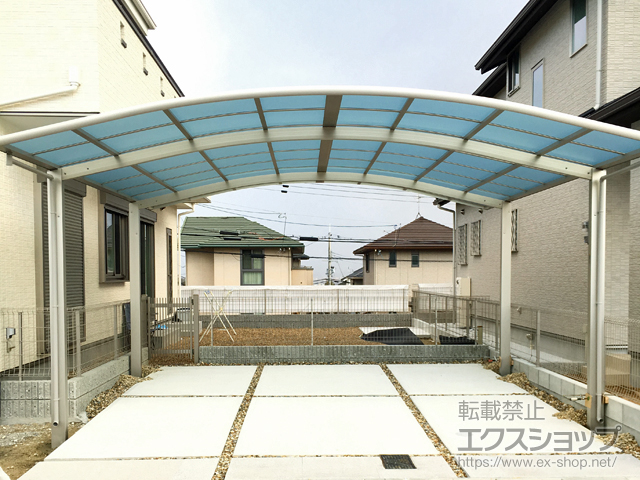 奈良県奈良市ののカーポート レイナツインポートグラン　積雪〜20cm対応 施工例