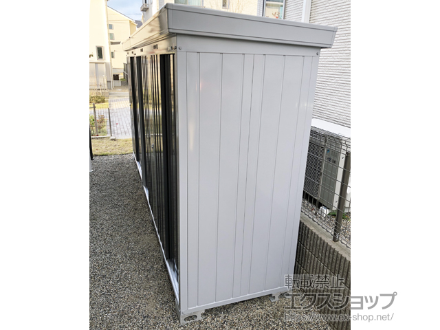 大阪府茨木市のの物置・屋外倉庫 ネクスタ 一般型 2630×950×2020（NXN-26S） NXN-26S-PG 施工例