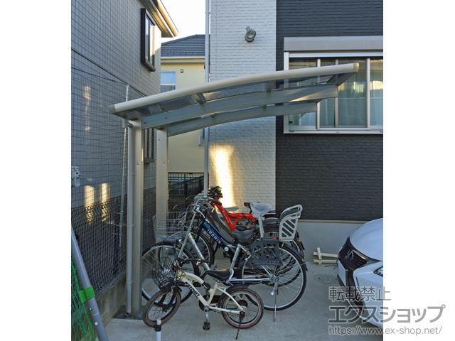 千葉県松戸市ののサイクルポート・駐輪場 レイナポートグランミニ 積雪〜20cm対応 施工例