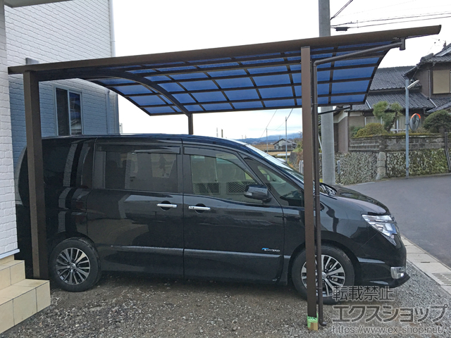 福岡県築上郡吉富町ののカーポート レイナツインポートグラン　積雪〜20cm対応 施工例