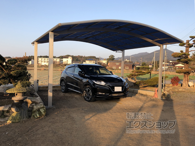 佐賀県神埼郡吉野ヶ里町ののカーポート レイナツインポートグラン　積雪〜20cm対応 施工例