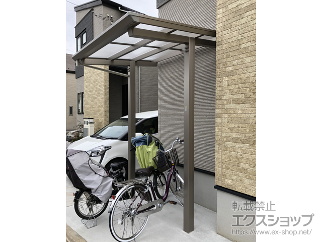 東京都練馬区ののテラス屋根 セパーネ テラスタイプ 単体 積雪〜20cm対応 施工例