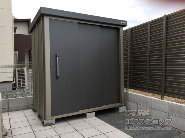 兵庫県三田市のの物置・屋外倉庫 エスケーエイト SK8-70 一般型 1800×1200×1940 SK8-70-GK 施工例