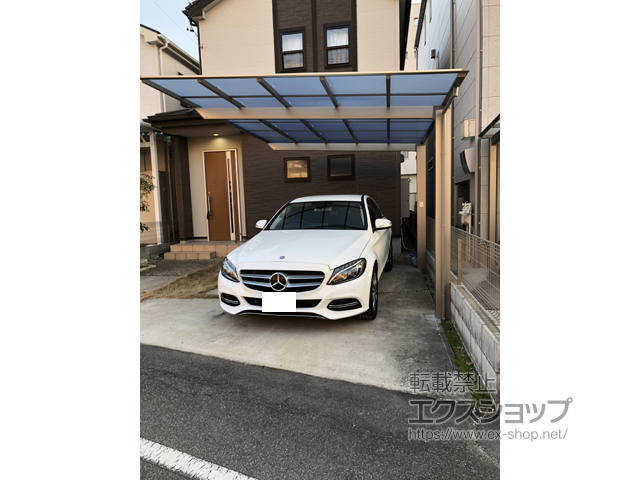 愛知県長久手市ののカーポート ソリッドポート 積雪〜20cm対応 施工例