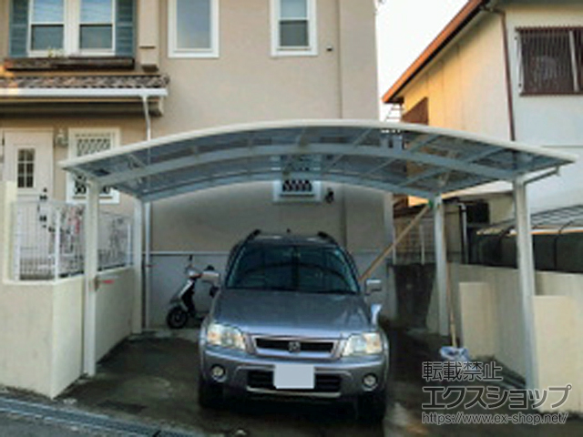 大阪府豊中市ののカーポート レイナツインポートグラン　積雪〜20cm対応 施工例