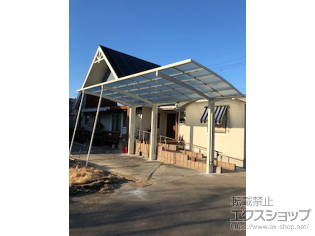 愛知県一宮市ののカーポート レイナポートグラン Y合掌延長　積雪〜20cm対応 施工例
