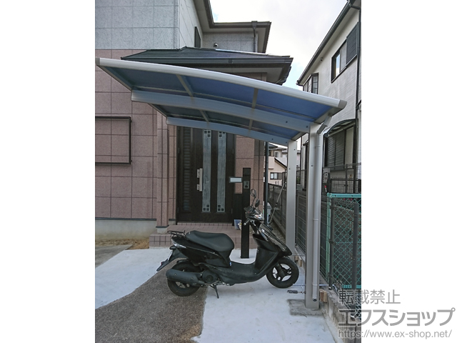 大阪府泉南郡熊取町ののサイクルポート・駐輪場 プレシオスポート ミニ 積雪〜20cm対応 施工例