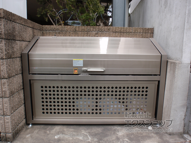 東京都中野区ののゴミステーション ゴミストッカー PS型 GPS-1812-09SC 施工例