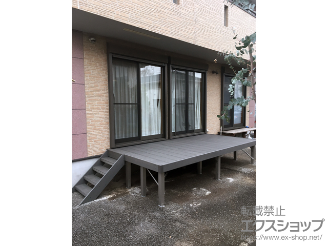 東京都世田谷区ののウッドデッキ リウッドデッキ 200 施工例