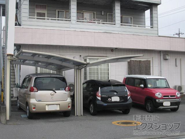 栃木県さくら市ののカーポート プレシオスポート Y合掌 積雪〜20cm対応 施工例