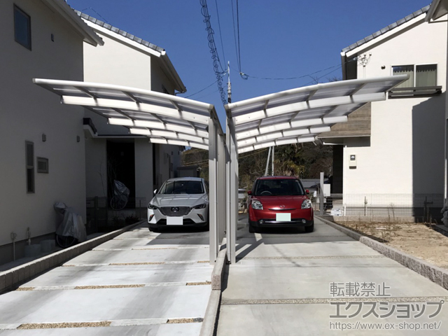 京都府京都市ののカーポート レイナポートグラン 縦連棟　積雪〜20cm対応 施工例