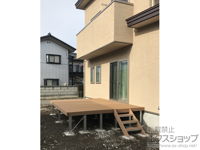 長野県安曇野市ののウッドデッキ リウッドデッキ 200 施工例