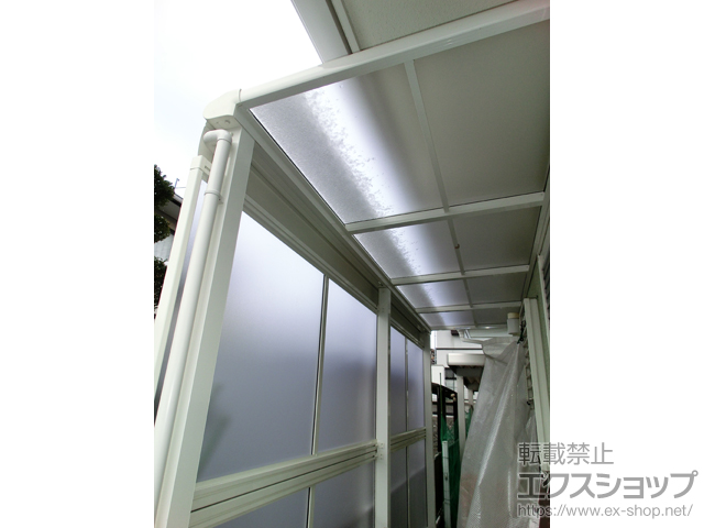 広島県広島市ののテラス屋根 ヴェクターテラス F型 テラスタイプ 単体 積雪〜20cm対応 施工例