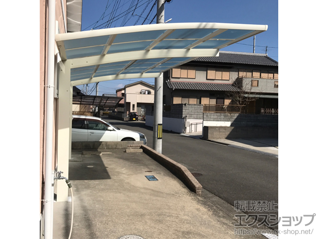三重県桑名市のフェンス 柵 カーポート施工例