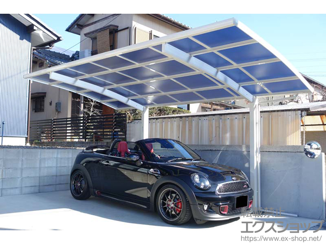 岐阜県土岐市ののカーポート レイナポートグラン　積雪〜20cm対応 施工例