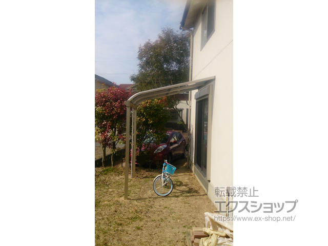 佐賀県鳥栖市ののテラス屋根 ヴェクターテラス R型 テラスタイプ 単体 積雪〜20cm対応 施工例