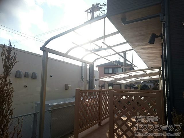 鹿児島県鹿児島市ののテラス屋根 ヴェクターテラス R型 テラスタイプ 単体 積雪〜20cm対応 施工例