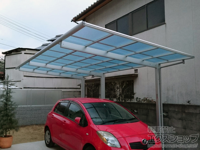 香川県高松市ののカーポート エフルージュグラン 延長　積雪〜20cm対応 施工例