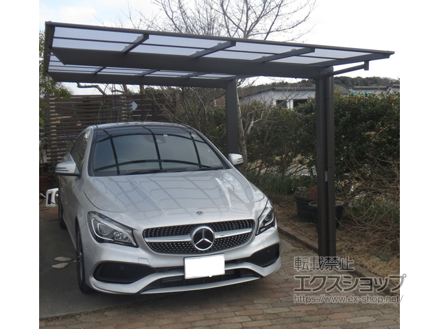 山口県宇部市ののカーポート ソリッドポート 積雪〜20cm対応 施工例