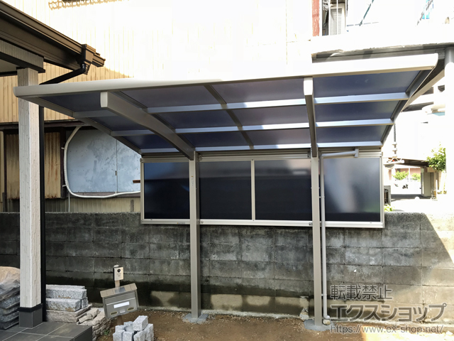 高知県高知市ののサイクルポート・駐輪場 レイナポートグランミニ 積雪〜20cm対応 施工例