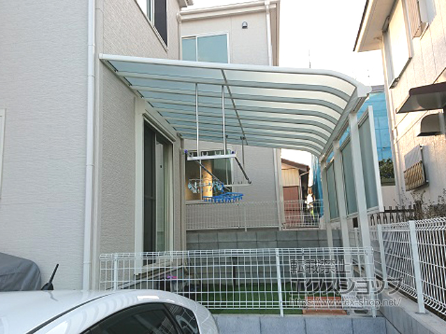 千葉県八千代市ののテラス屋根 ヴェクターテラス R型 テラスタイプ 単体 積雪〜20cm対応 施工例