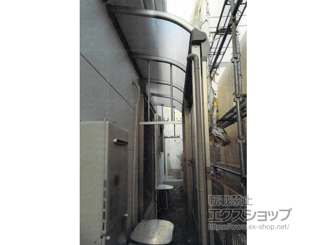 大阪府交野市ののテラス屋根 ヴェクターテラス R型 テラスタイプ 単体 積雪〜20cm対応 施工例