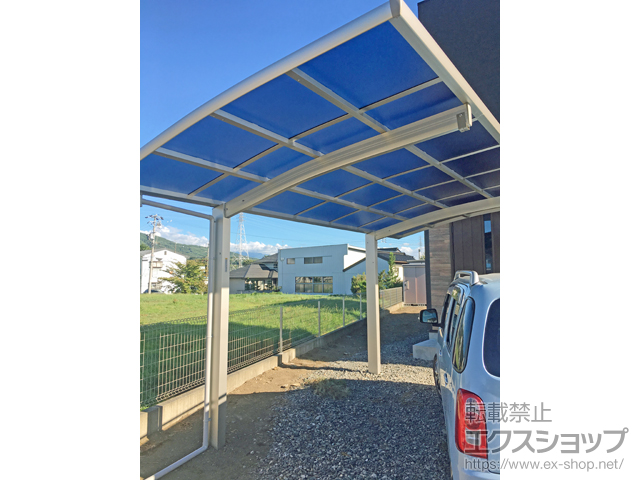 長野県上伊那郡箕輪町ののカーポート レイナポートグラン 積雪〜30cm対応 施工例