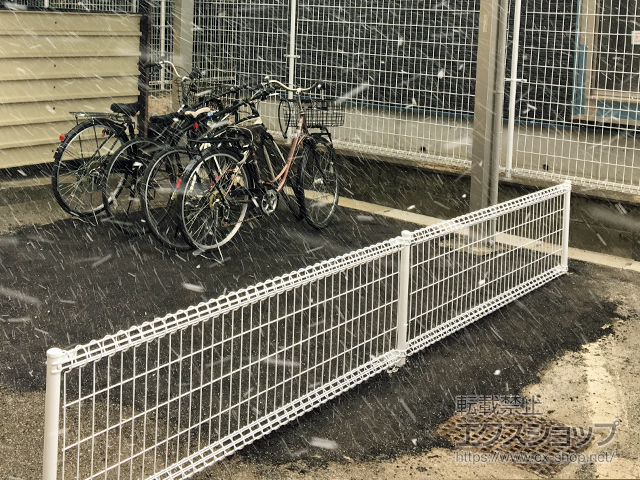 福岡県福岡市ののフェンス・柵 メッシュフェンスM0　 施工例