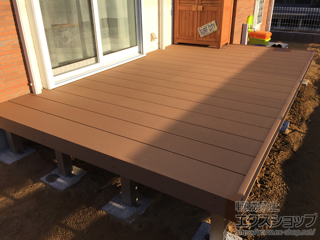 千葉県船橋市ののウッドデッキ リウッドデッキ 200 施工例