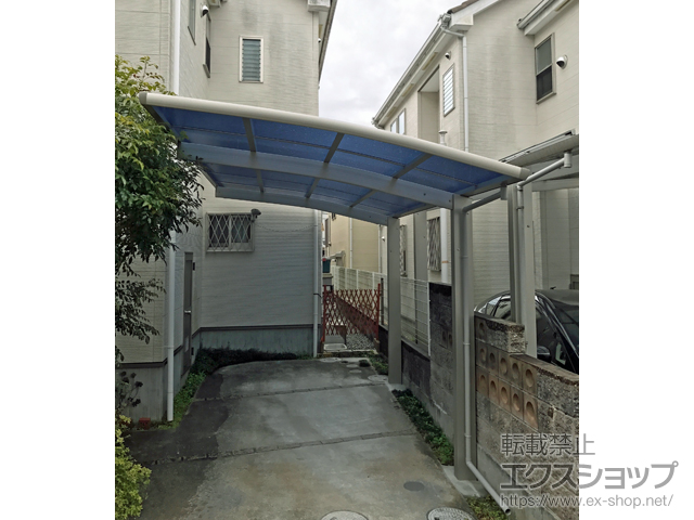 兵庫県川西市ののカーポート レイナポートグラン　積雪〜20cm対応 施工例