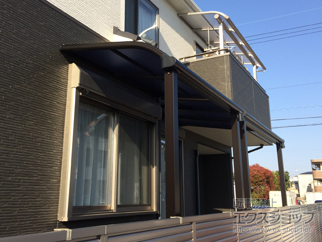 静岡県浜松市ののテラス屋根 ヴェクターテラス R型 テラスタイプ 単体 積雪〜20cm対応 施工例