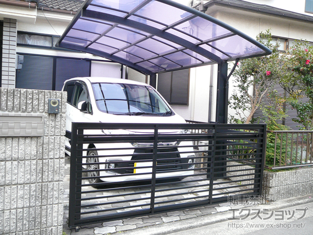 大阪府堺市ののカーゲート オーバードアS1型 電動式 施工例