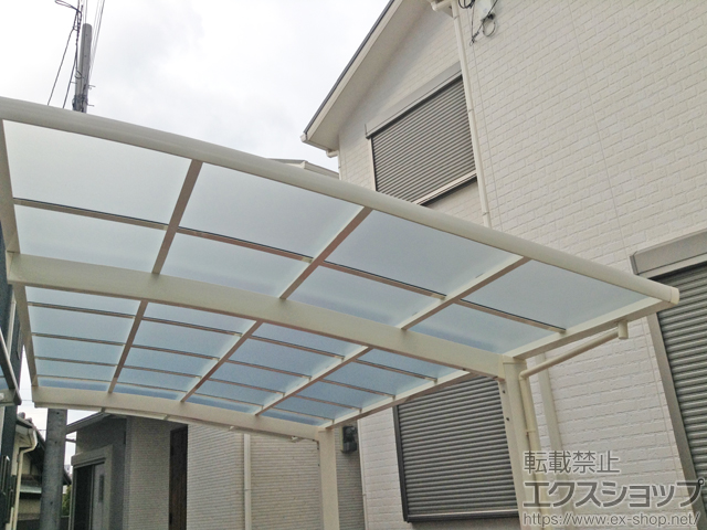 大阪府堺市ののカーポート ネスカ R (ラウンドスタイル) 積雪〜20cm対応 施工例