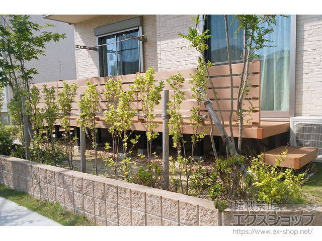 福岡県北九州市ののウッドデッキ リウッドデッキ 200 施工例