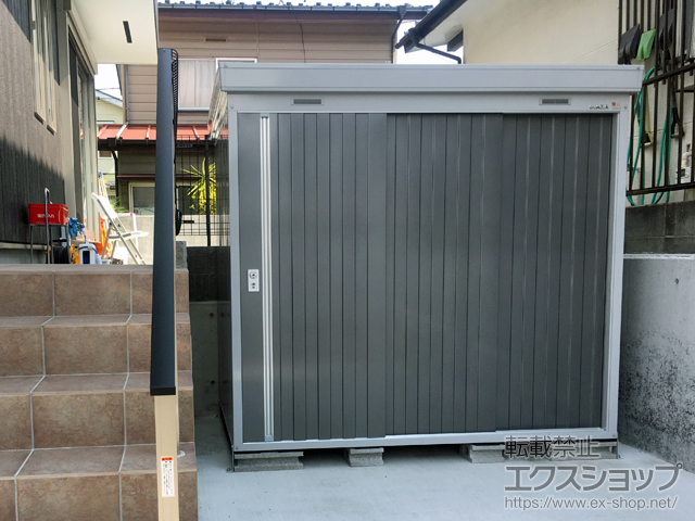 神奈川県横須賀市のの物置・屋外倉庫 ネクスタ 一般型 2210×1370×2020 NXN-30S-PG 施工例