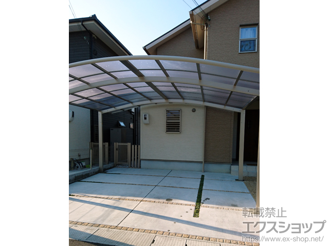 奈良県橿原市ののカーポート レイナツインポートグラン　積雪〜20cm対応 施工例