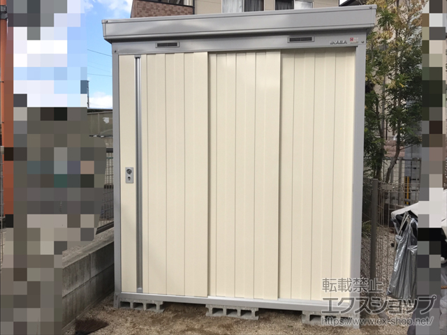 福岡県北九州市のの物置・屋外倉庫 ネクスタ 一般型 1790×950×2020 NXN-17S-FW 施工例
