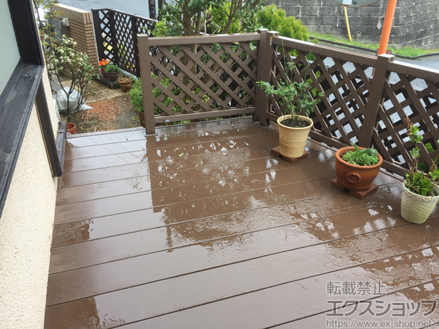 東京都町田市ののウッドデッキ リウッドデッキ 200 施工例