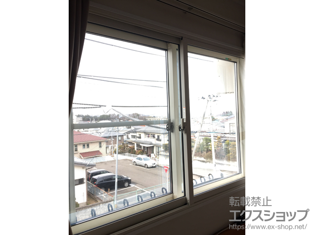 宮城県仙台市のの二重窓（内窓） インプラス ダストバリア仕様 引違い窓 2枚建 施工例