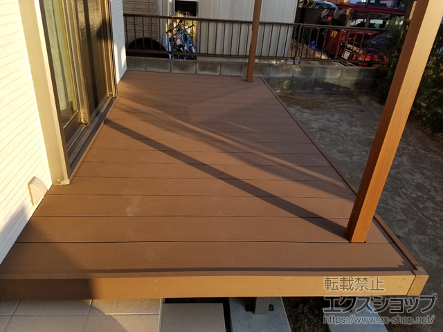 福岡県北九州市ののウッドデッキ マージウッドデッキ 施工例