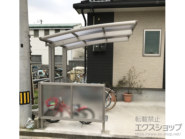 香川県高松市ののサイクルポート・駐輪場 レイナポートグランミニ 積雪〜20cm対応 施工例