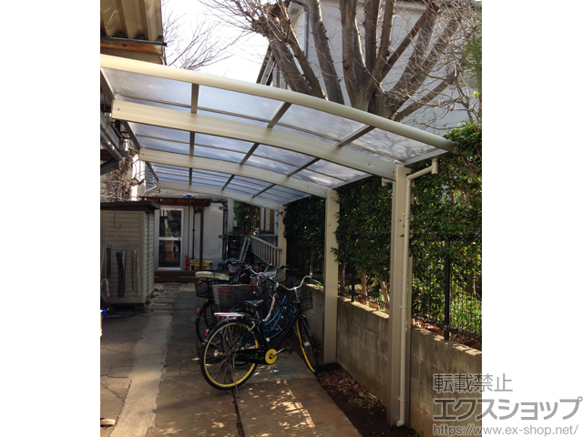 埼玉県所沢市ののカーポート レイナポートグラン 延長　積雪〜20cm対応 施工例