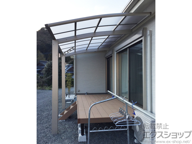 福岡県朝倉市ののカーポート レイナポートグラン　積雪〜20cm対応 施工例