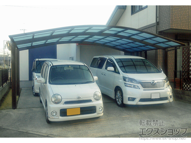 佐賀県佐賀市ののカーポート レイナツインポートグラン　積雪〜20cm対応 施工例