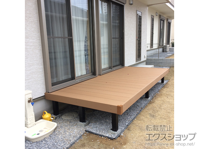 千葉県市原市ののウッドデッキ マージウッドデッキ 施工例