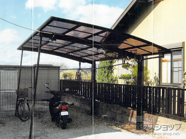 静岡県袋井市ののカーポート レイナポートグラン　積雪〜20cm対応 施工例