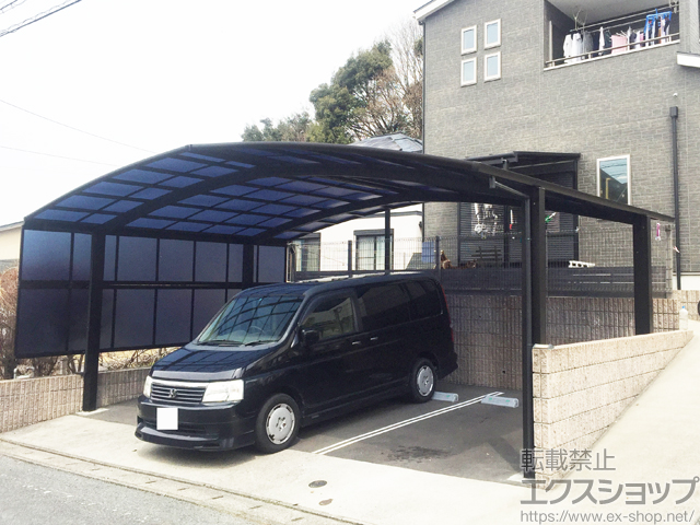 福岡県筑紫野市ののカーポート レイナトリプルポートグラン　積雪〜20cm対応 施工例