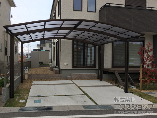 滋賀県草津市ののカーポート レイナツインポートグラン　積雪〜20cm対応 施工例