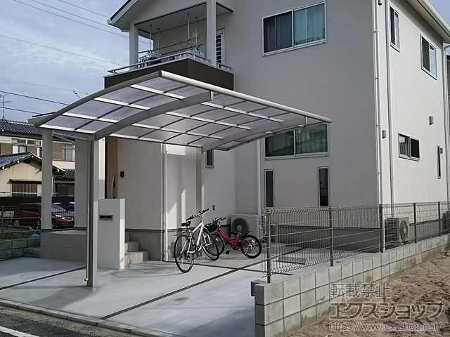 広島県広島市ののカーポート レイナポートグラン　積雪〜20cm対応 施工例